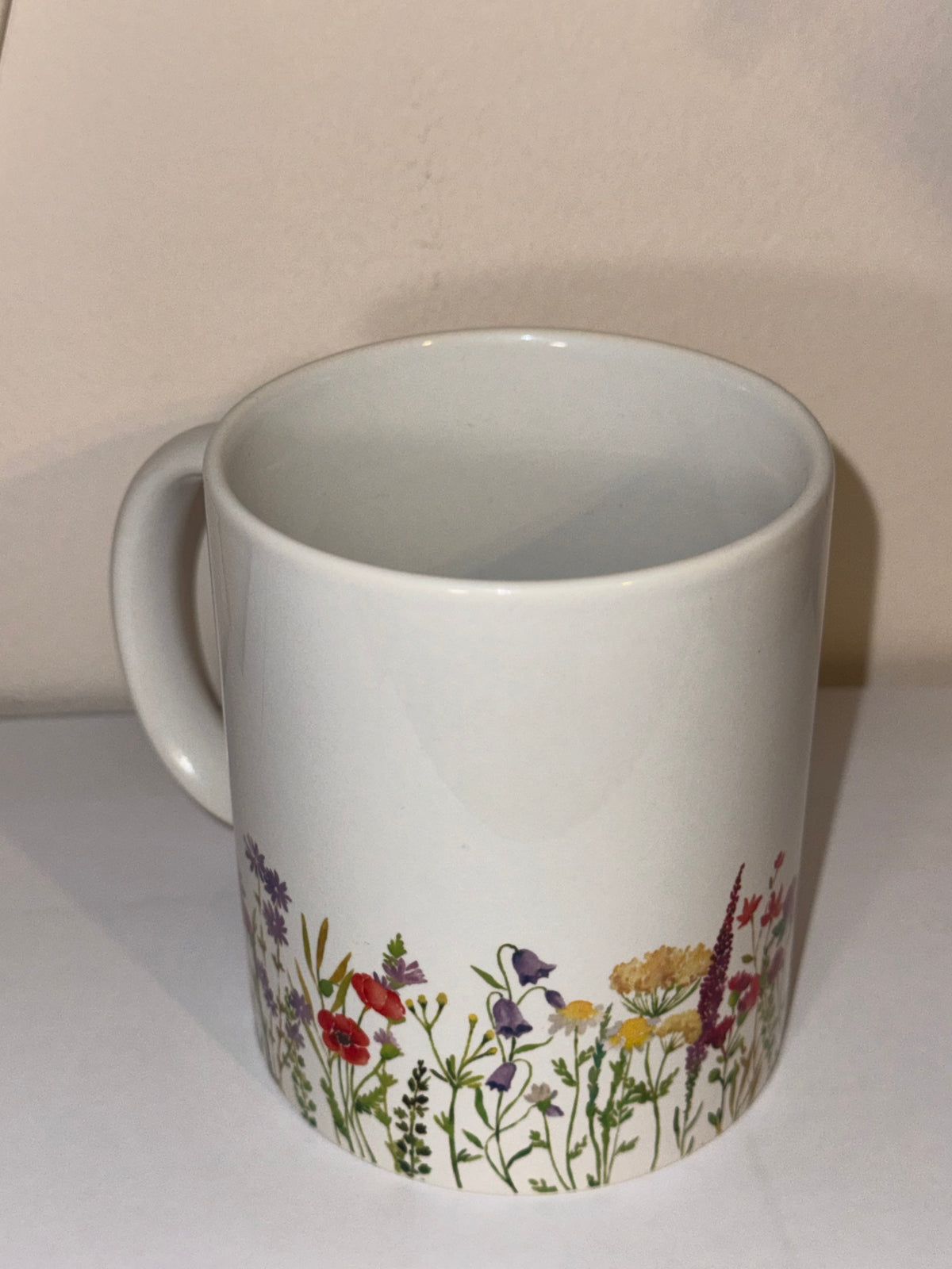 Flower wrap around 11oz mug (can be personalised)