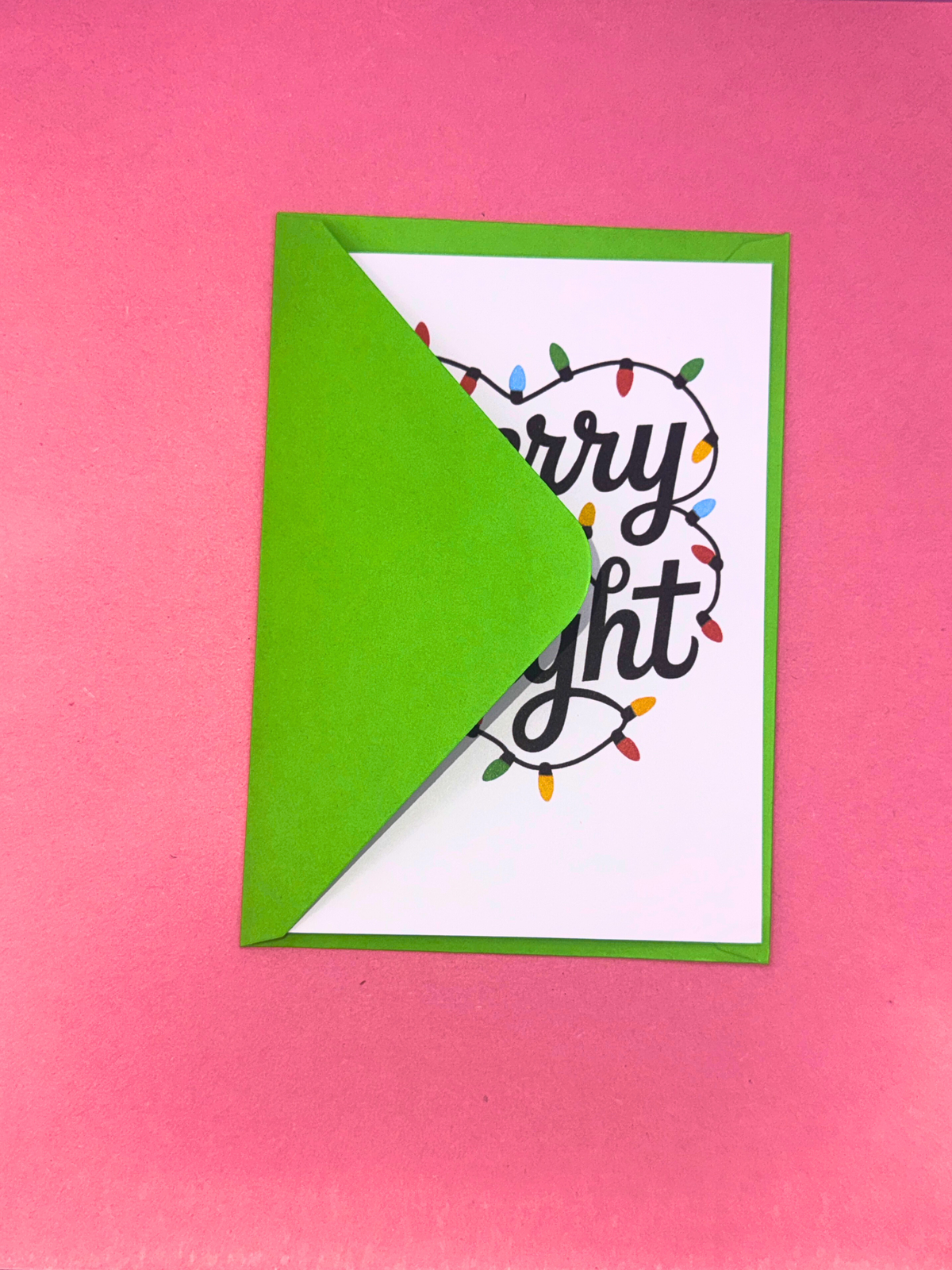Merry & Bright Christmas Card