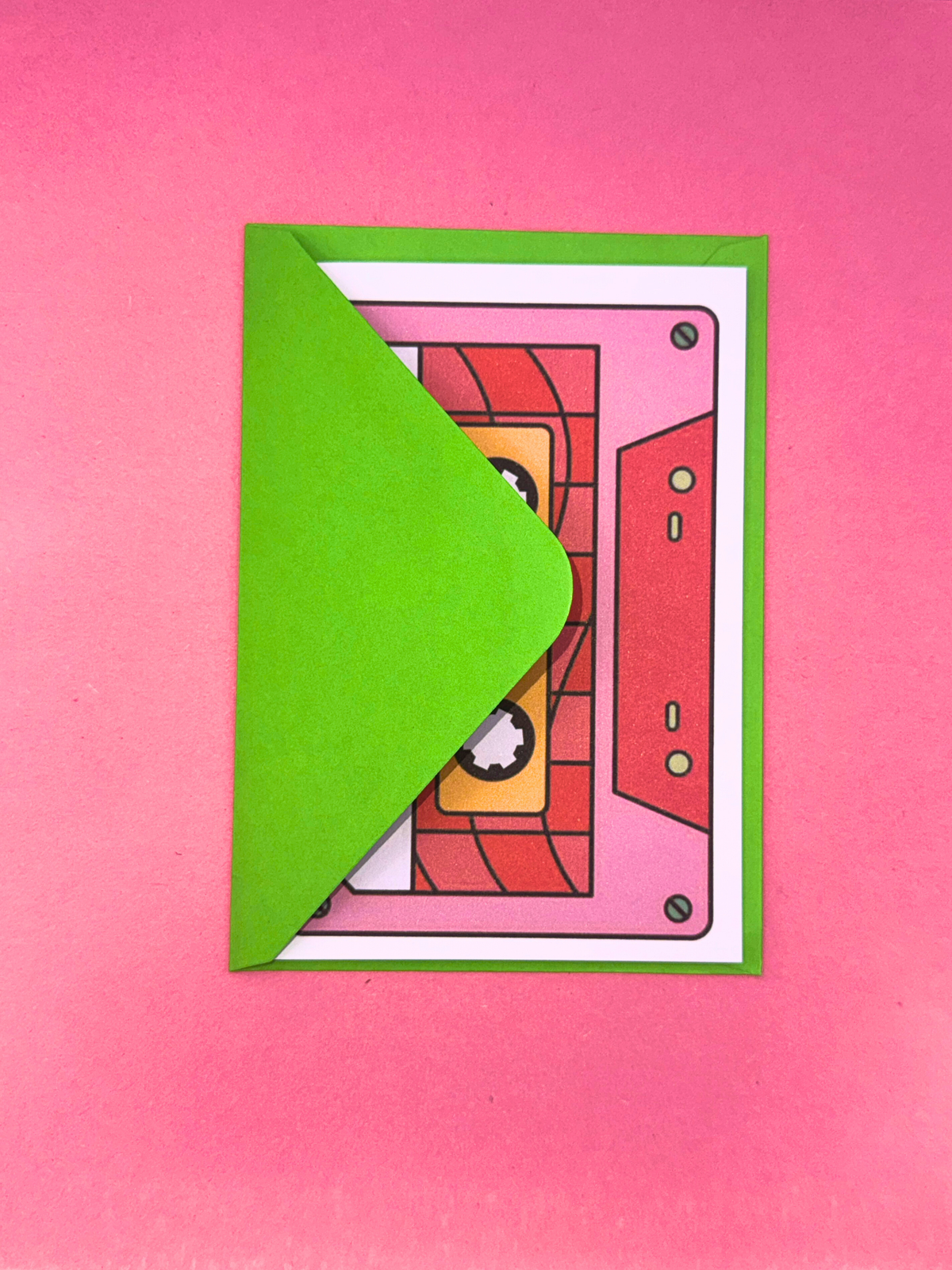 Tis the season cassette christmas card