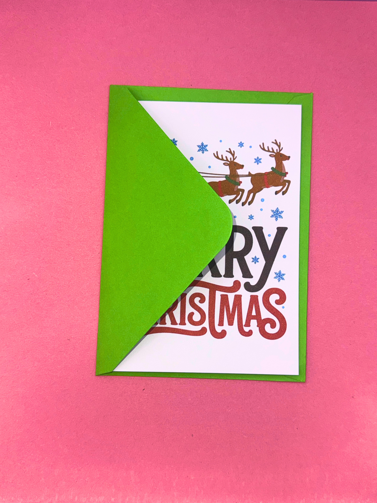Santa Claus is coming to town Christmas Card