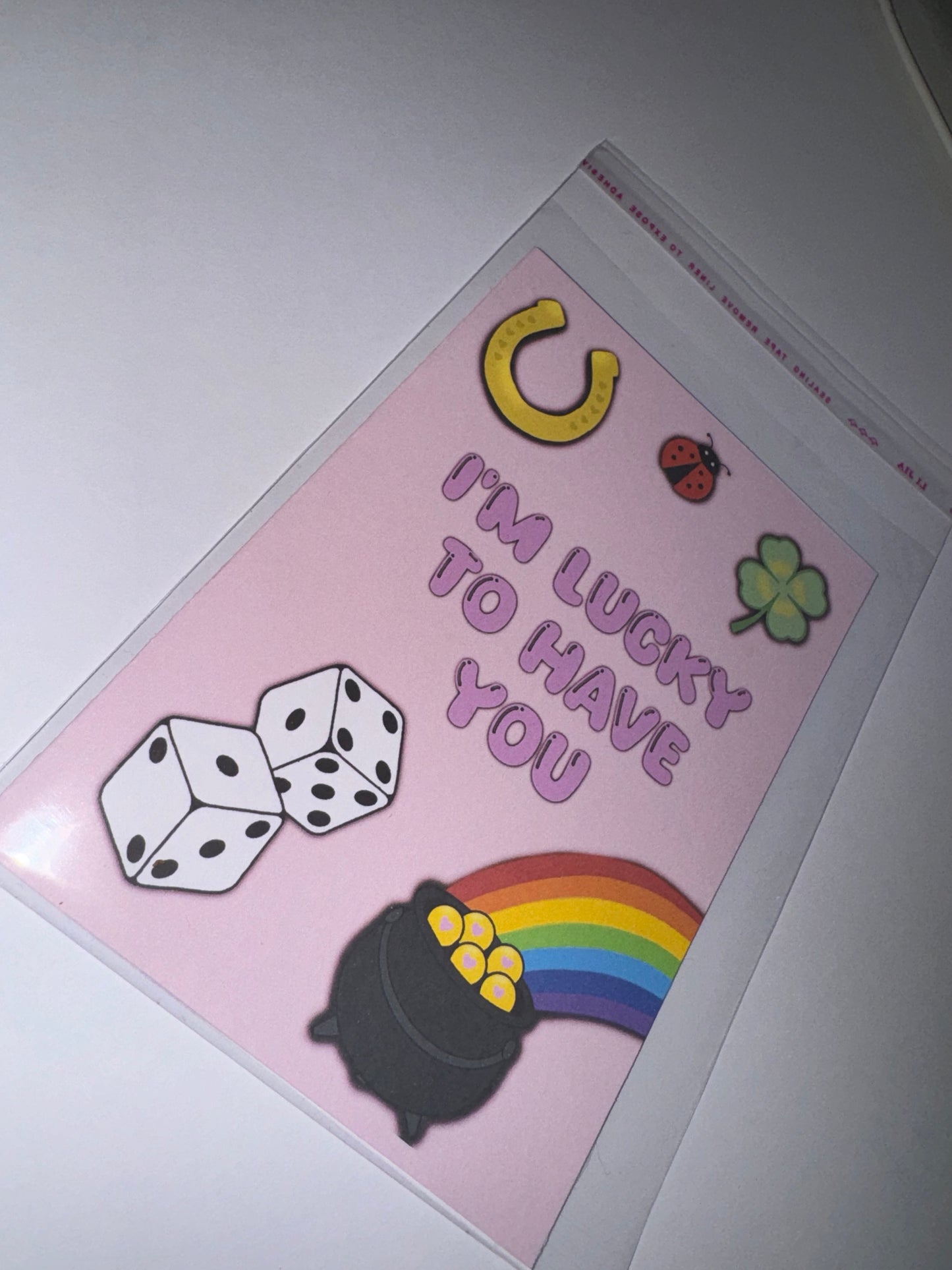 Lucky greeting card