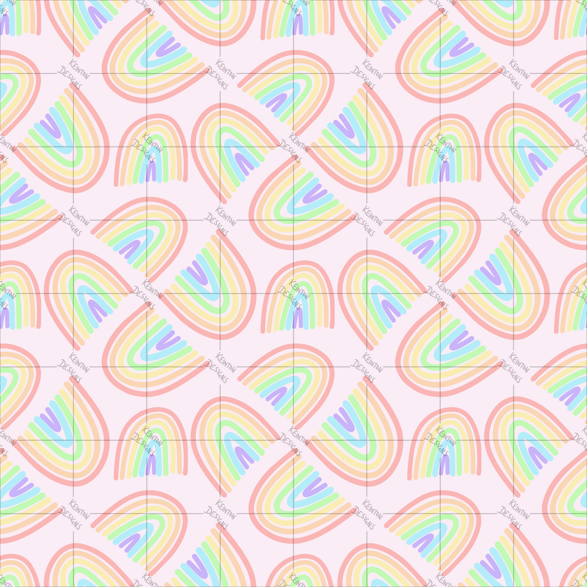 Rainbow Seamless Pattern (PATTERN ONLY)