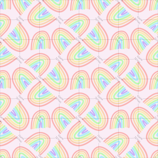 Rainbow Seamless Pattern (PATTERN ONLY)